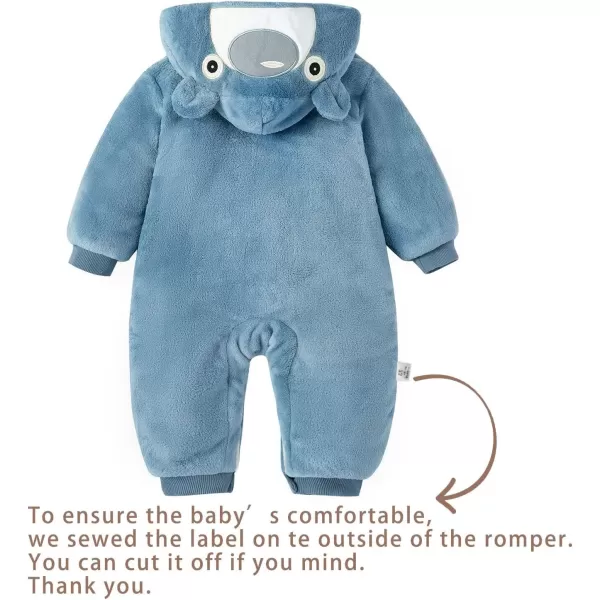 Simplee kids Unisex Onesie Baby Romper Toddler Warm Outwear Winter Coat Double Zipper Baby Hooded Snowsuit