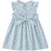 imageSimplee kids Baby Girls Casual Dress Toddler Smocking Dress Floral Print Sundress for Spring Summer 16 YearsAcblue Floral