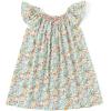 imageSimplee kids Baby Girls Casual Dress Toddler Smocking Dress Floral Print Sundress for Spring Summer 16 YearsAfloral Green