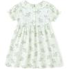 imageSimplee kids Baby Girls Casual Dress Toddler Smocking Dress Floral Print Sundress for Spring Summer 16 YearsCagreen Floral