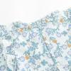 imageSimplee kids Baby Toddler Girls Casual Dress Toddler Smocking Dress Floral Print Sundress for Spring Summer 12M6TBblue Flower