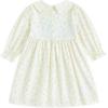 imageSimplee kids Baby Toddler Girls Casual Dress Toddler Smocking Dress Floral Print Sundress for Spring Summer 12M6TCapricotrabbit