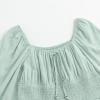 imageSimplee kids Girls Ruffle Tiered Smocked Puff Long Sleeve Dress White Size 4 to Size 15Agreen