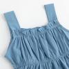 imageSimplee kids Spaghetti Strap Dress for Toddler Girl Summer Dress for Kids Floral Sleeveless Dress 29 YearsBblue With Bag