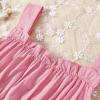imageSimplee kids Spaghetti Strap Dress for Toddler Girl Summer Dress for Kids Floral Sleeveless Dress 29 YearsBpink With Bag