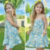 imageSimplee kids Spaghetti Strap Dress for Toddler Girl Summer Dress for Kids Floral Sleeveless Dress 29 YearsCfloral Blue