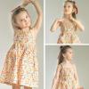 imageSimplee kids Spaghetti Strap Dress for Toddler Girl Summer Dress for Kids Floral Sleeveless Dress 29 YearsCorangefloral