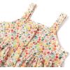 imageSimplee kids Spaghetti Strap Dress for Toddler Girl Summer Dress for Kids Floral Sleeveless Dress 29 YearsCorangefloral
