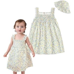 imageSimplee kids Spaghetti Strap Dress for Toddler Girl Summer Dress for Kids Floral Sleeveless Dress 29 YearsAcfloral