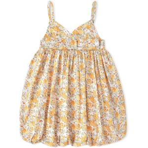 imageSimplee kids Spaghetti Strap Dress for Toddler Girl Summer Dress for Kids Floral Sleeveless Dress 29 YearsAyellowfloral