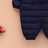 imageSimplee kids Baby Infant Boy Girl Winter Warm Snowsuit Outwear Newborn Hooded Footed Romper Jumpsuit for 018 MonthsAnavy Blue