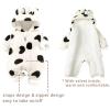 imageSimplee kids Baby Infant Boy Girl Winter Warm Snowsuit Outwear Newborn Hooded Footed Romper Jumpsuit for 018 MonthsBcow
