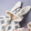 imageSimplee kids Baby Infant Boy Girl Winter Warm Snowsuit Outwear Newborn Hooded Footed Romper Jumpsuit for 018 MonthsCblue