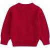 imageSimplee kids Baby Pullover Sweater Valentines Outfit Love Embroidery Knit Sweaters Coat for Autumn Fall and WinterAa1red