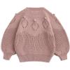 imageSimplee kids Baby Pullover Sweater Valentines Outfit Love Embroidery Knit Sweaters Coat for Autumn Fall and WinterCcpink