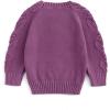 imageSimplee kids Baby Pullover Sweater Valentines Outfit Love Embroidery Knit Sweaters Coat for Autumn Fall and WinterDdark Purple