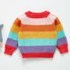 imageSimplee kids Baby Pullover Sweater Valentines Outfit Love Embroidery Knit Sweaters Coat for Autumn Fall and WinterSrainbow