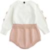 imageSimplee kids Baby Boys Girls Knitted Romper Jumpsuit Long Sleeve Onesie Bodysuits One Piece Outfits SweaterEpink