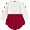 imageSimplee kids Baby Boys Girls Knitted Romper Jumpsuit Long Sleeve Onesie Bodysuits One Piece Outfits SweaterEred