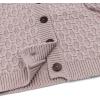 imageSimplee kids Baby Cardigan Cable Knit Toddler Cardigan Long Sleeve Fall Winter Open Front Knit SweatersA  a Dark Pink