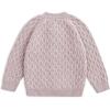 imageSimplee kids Baby Cardigan Cable Knit Toddler Cardigan Long Sleeve Fall Winter Open Front Knit SweatersA  a Dark Pink
