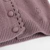 imageSimplee kids Baby Cardigan Cable Knit Toddler Cardigan Long Sleeve Fall Winter Open Front Knit SweatersA1purple