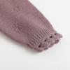 imageSimplee kids Baby Cardigan Cable Knit Toddler Cardigan Long Sleeve Fall Winter Open Front Knit SweatersA1purple