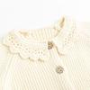 imageSimplee kids Baby Cardigan Cable Knit Toddler Cardigan Long Sleeve Fall Winter Open Front Knit SweatersAawhite
