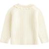imageSimplee kids Baby Cardigan Cable Knit Toddler Cardigan Long Sleeve Fall Winter Open Front Knit SweatersAawhite