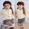 imageSimplee kids Baby Cardigan Cable Knit Toddler Cardigan Long Sleeve Fall Winter Open Front Knit SweatersAawhite