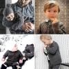 imageSimplee kids Baby Cardigan Cable Knit Toddler Cardigan Long Sleeve Fall Winter Open Front Knit SweatersB  B Gray