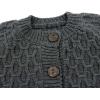 imageSimplee kids Baby Cardigan Cable Knit Toddler Cardigan Long Sleeve Fall Winter Open Front Knit SweatersB  B Gray
