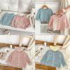 imageSimplee kids Baby Cardigan Cable Knit Toddler Cardigan Long Sleeve Fall Winter Open Front Knit SweatersBlue