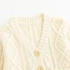 imageSimplee kids Baby Cardigan Cable Knit Toddler Cardigan Long Sleeve Fall Winter Open Front Knit SweatersCreamywhite