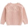 imageSimplee kids Baby Cardigan Cable Knit Toddler Cardigan Long Sleeve Fall Winter Open Front Knit SweatersPink