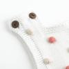 imageSimplee kids Baby Girl Kint Romper Fall Sleeveless Pompoms Rompers Newborn Little Girl Overall Jumpsuit OutfitsBapricot