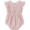 imageSimplee kids Baby Girl Kint Romper Fall Sleeveless Pompoms Rompers Newborn Little Girl Overall Jumpsuit OutfitsE Dusty Pink