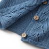 imageSimplee kids Baby Girls Fall Winter Cardigan Sweaters Coats Outfits for ToddlersAblue2