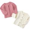 imageSimplee kids Baby Girls Fall Winter Cardigan Sweaters Coats Outfits for ToddlersC  Beige