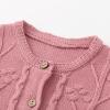 imageSimplee kids Baby Girls Fall Winter Cardigan Sweaters Coats Outfits for ToddlersC  Pink