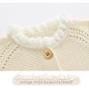 imageSimplee kids Baby Girls Fall Winter Cardigan Sweaters Coats Outfits for ToddlersCbapricot