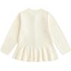 imageSimplee kids Baby Girls Fall Winter Cardigan Sweaters Coats Outfits for ToddlersEacream White