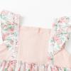 imageSimplee kids Baby Infant Girls Cotton Short Ruffle Sleeve Summer Romper Outfits 324 MonthsApink Floral