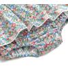 imageSimplee kids Baby Infant Girls Cotton Short Ruffle Sleeve Summer Romper Outfits 324 MonthsBpink Blue