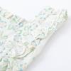 imageSimplee kids Baby Infant Girls Cotton Short Ruffle Sleeve Summer Romper Outfits 324 MonthsDlight Blue
