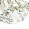 imageSimplee kids Baby Infant Girls Cotton Short Ruffle Sleeve Summer Romper Outfits 324 MonthsEagreen Floral