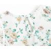 imageSimplee kids Baby Infant Girls Cotton Short Ruffle Sleeve Summer Romper Outfits 324 MonthsEagreen Floral