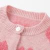 imageSimplee kids Baby Sweater Animal Leopard Printed Baby Cardigan for Autumn FallCpink
