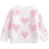 imageSimplee kids Baby Sweater Animal Leopard Printed Baby Cardigan for Autumn FallCwhite