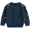 imageSimplee kids Baby Sweater Animal Leopard Printed Baby Cardigan for Autumn FallDdark Blue